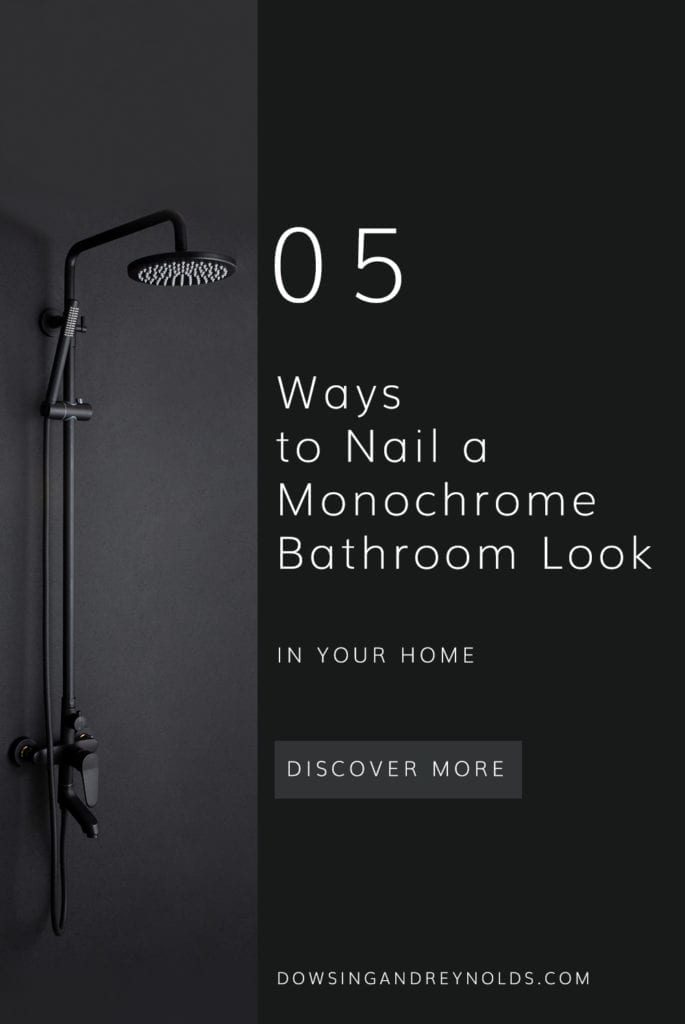 5 ways to nail a monochrome bathroom look