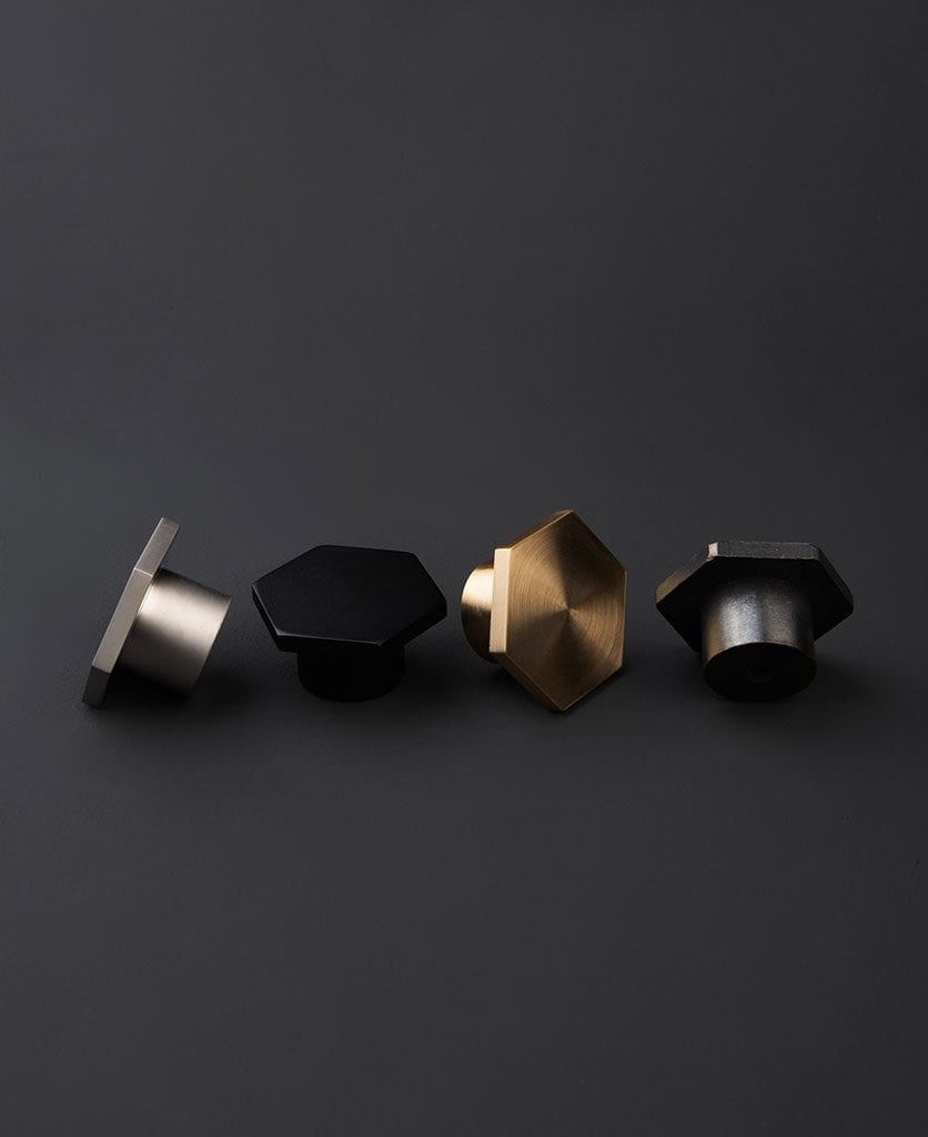 hexagonal drawer knob