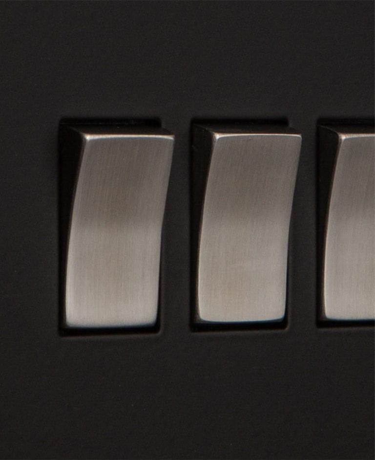 Black Rocker Switch - Quadruple Rocker Switch - Available in 4 Colours