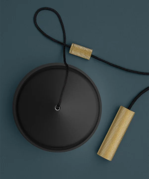 Tarnished Copper pull cord switch black