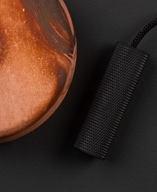 Light Switch Pull Cord Tarnished Copper Light Pull with Brass Weight