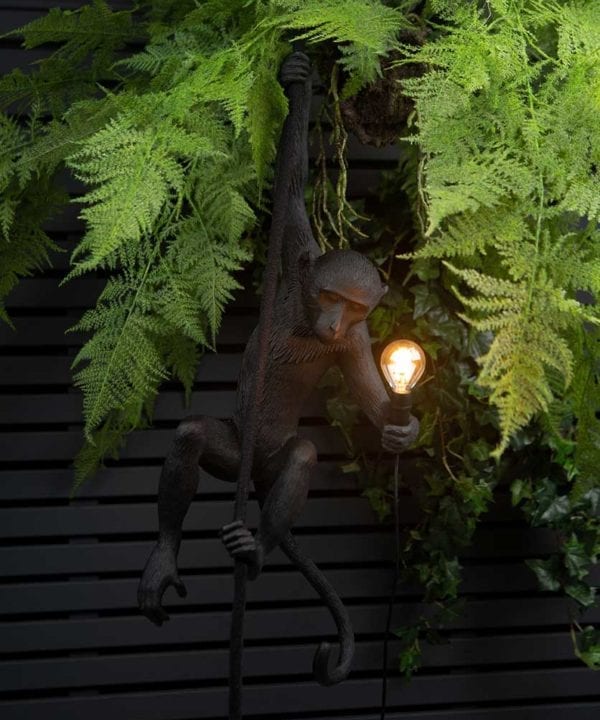 Marcel outdoor monkey wall light