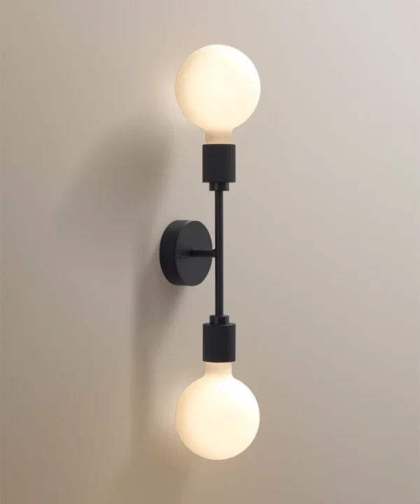 Black Belgravia wall light
