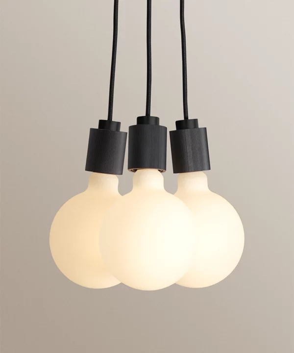 Black Lutetia pendant light