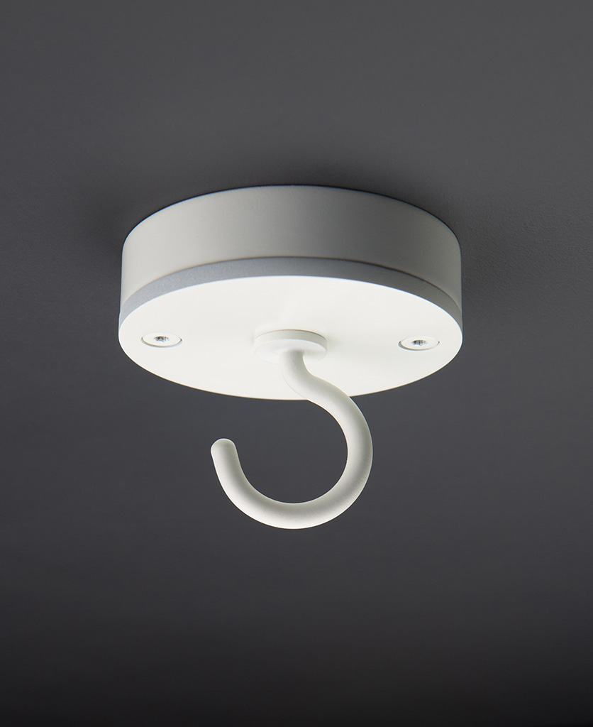 White Ceiling Hook Transform Your