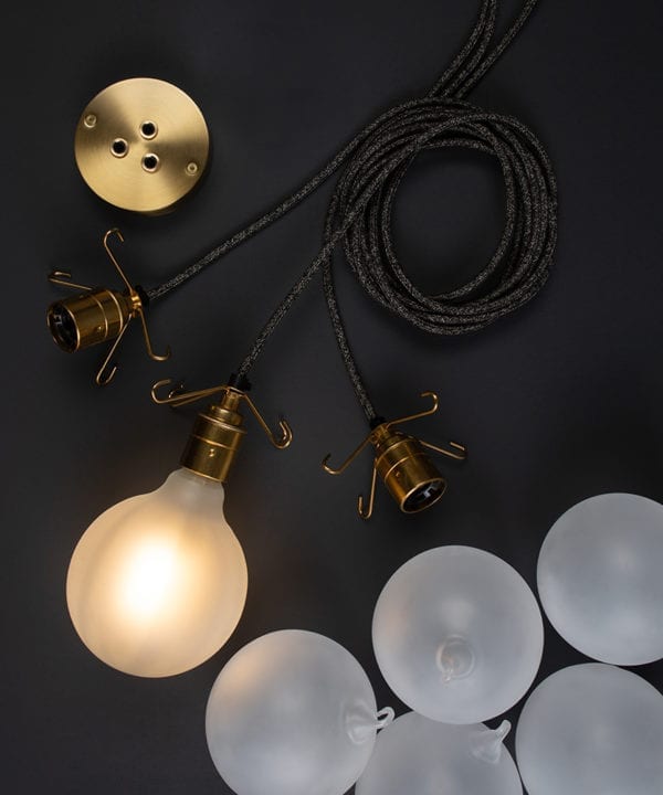 bespoke frosted bubble chandelier