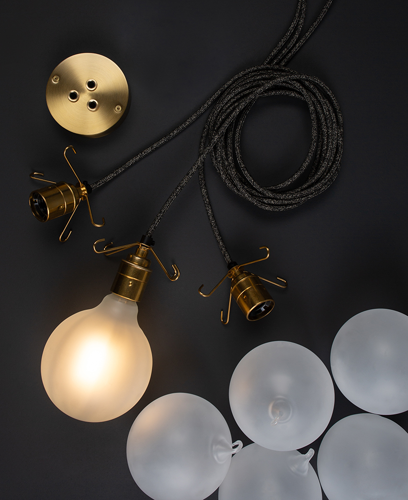 bespoke frosted bubble chandelier