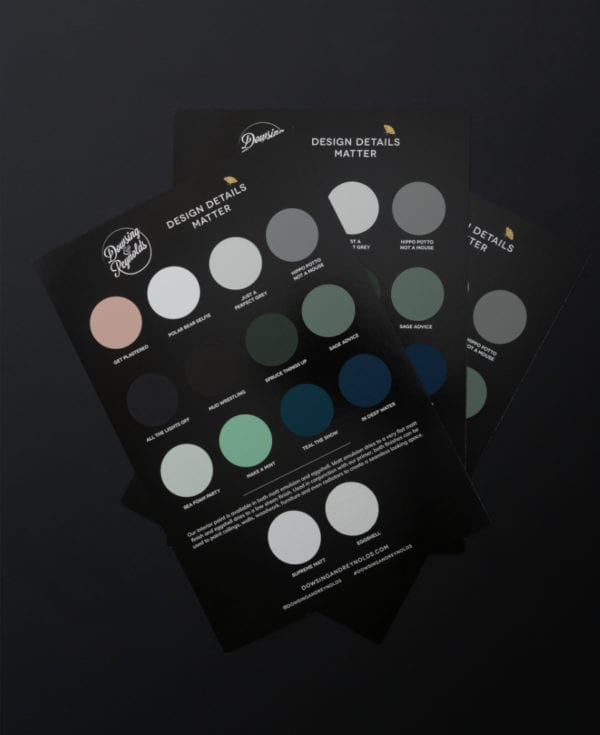 Colour Chart Paint Paint sample Card Hand Painted