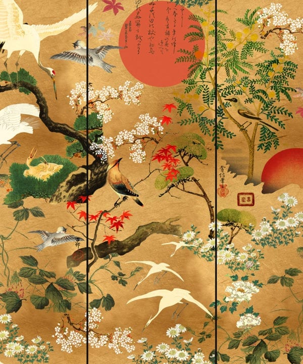 byobu standard wallpaper close up