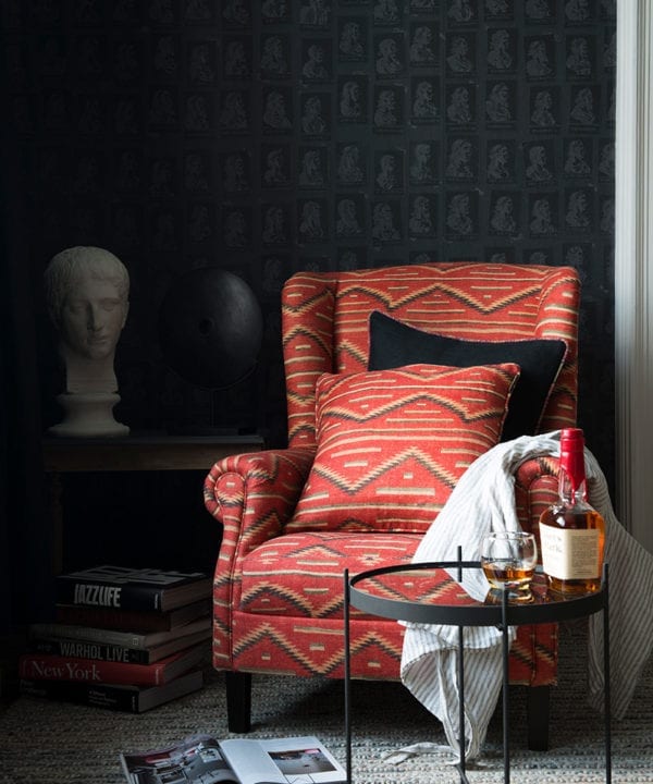 emperors anthracite wallpaper