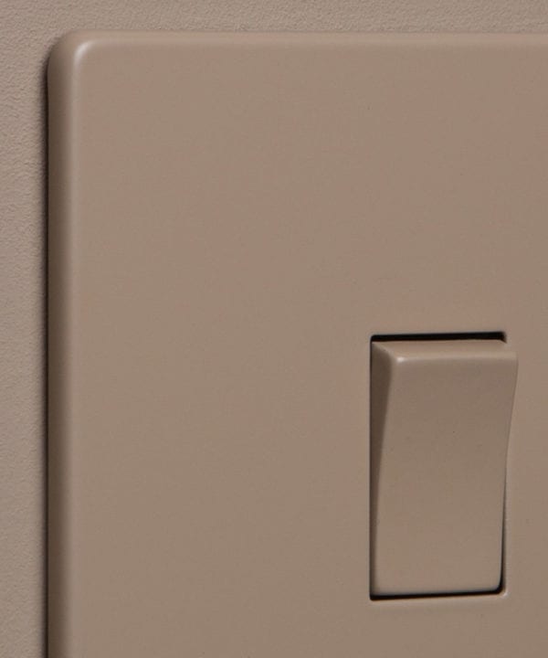 caramel latte 1g single rocker switch close up