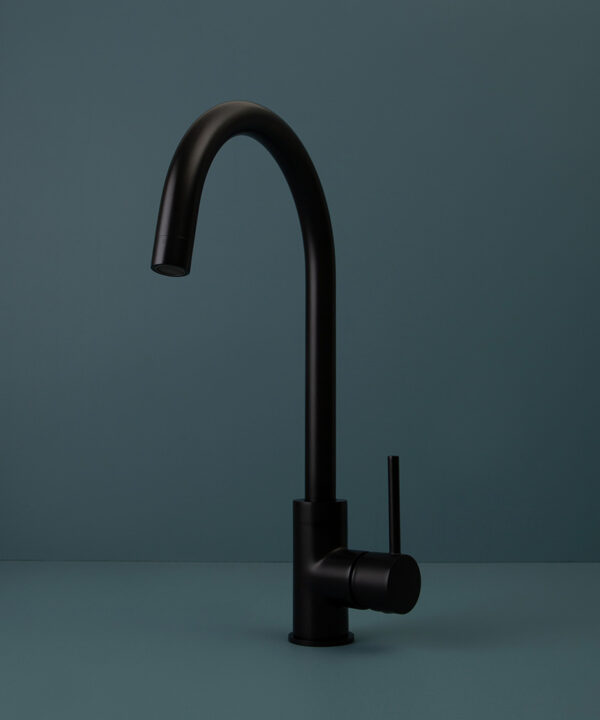 black tinkisso tap on blue background