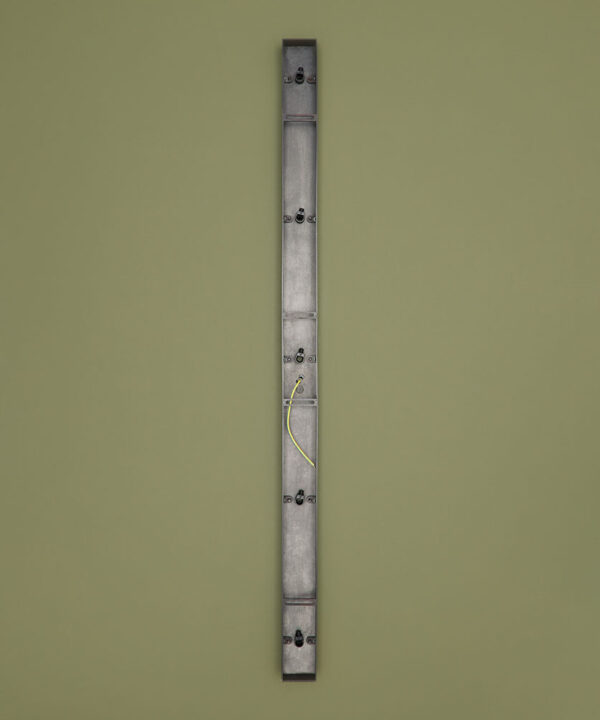 back of large bronze rectangular ceiling rose