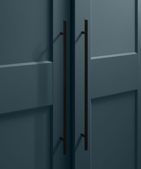 Black Chunky Skyscraper wardrobe handle