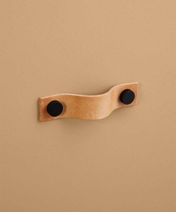 Small Golden Brown Thor Handle Black Knob