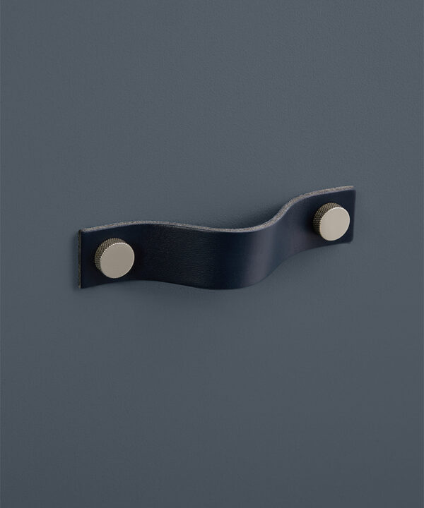 Large Navy Thor Handle Silver Knob