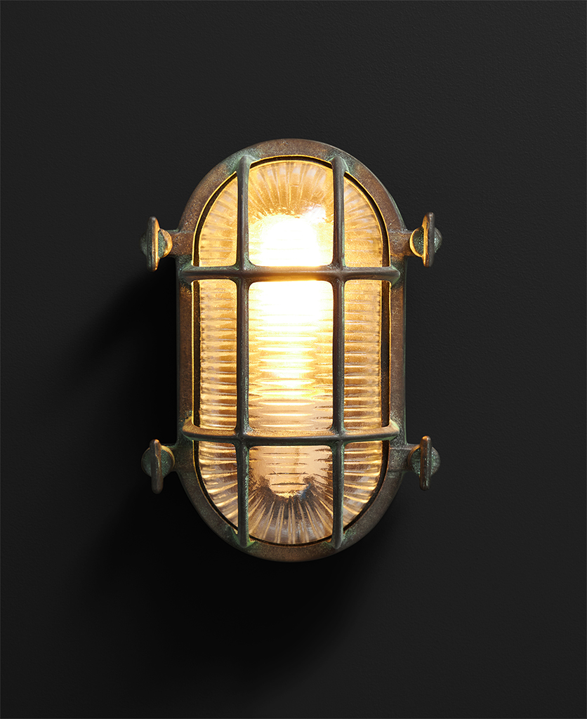 bulkhead waterproof light for outdoors, kitchens and bathrooms