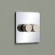 Chrome Double Dimmer Switch | Dowsing & Reynolds