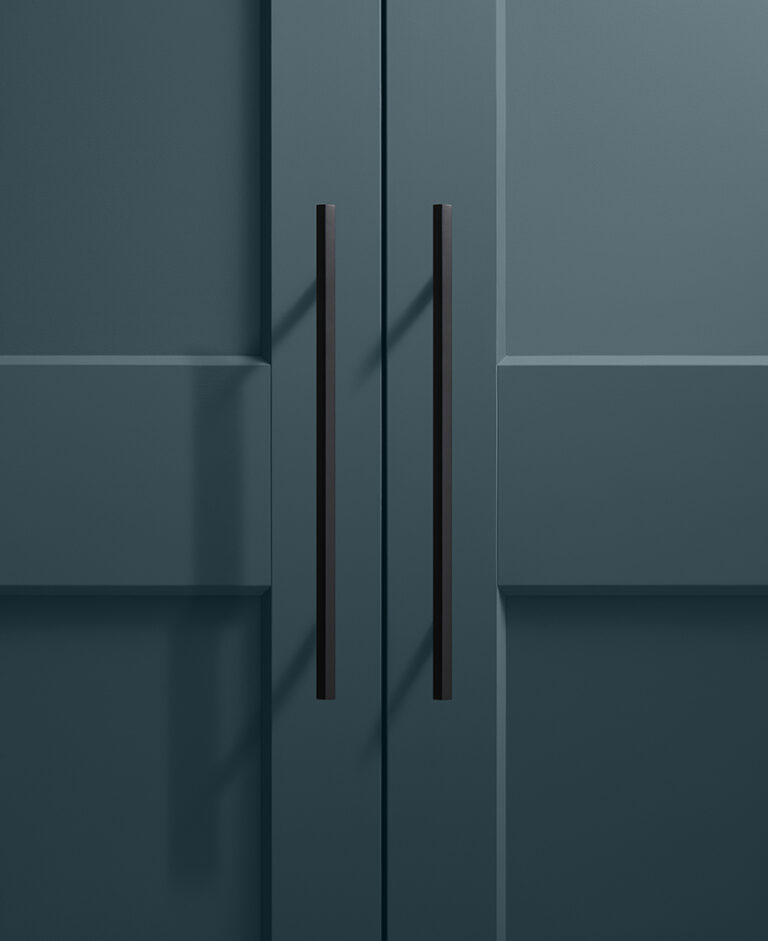 XL Black Hive Wardrobe Handle Dowsing & Reynolds