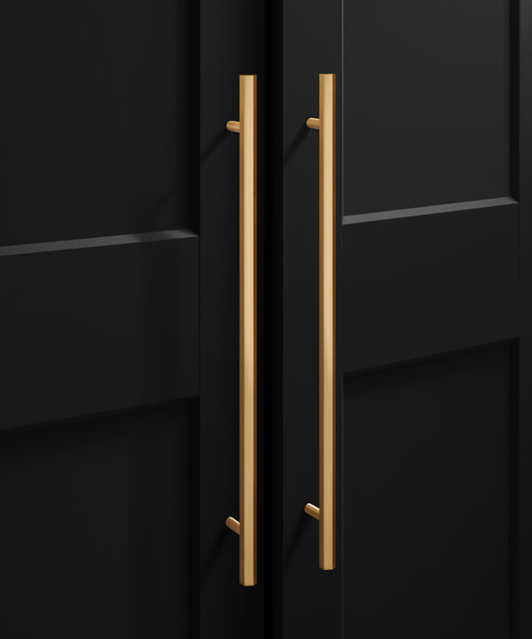 Raw Brass Hive wardrobe handle