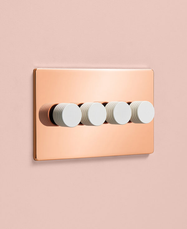 Quadruple Copper Dimmer Switch Dowsing & Reynolds
