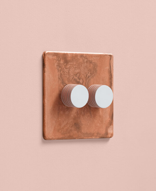 LED Double Dimmer Switch Copper Double Dimmer Switch