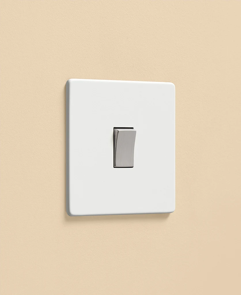 Lighted sales wall switch
