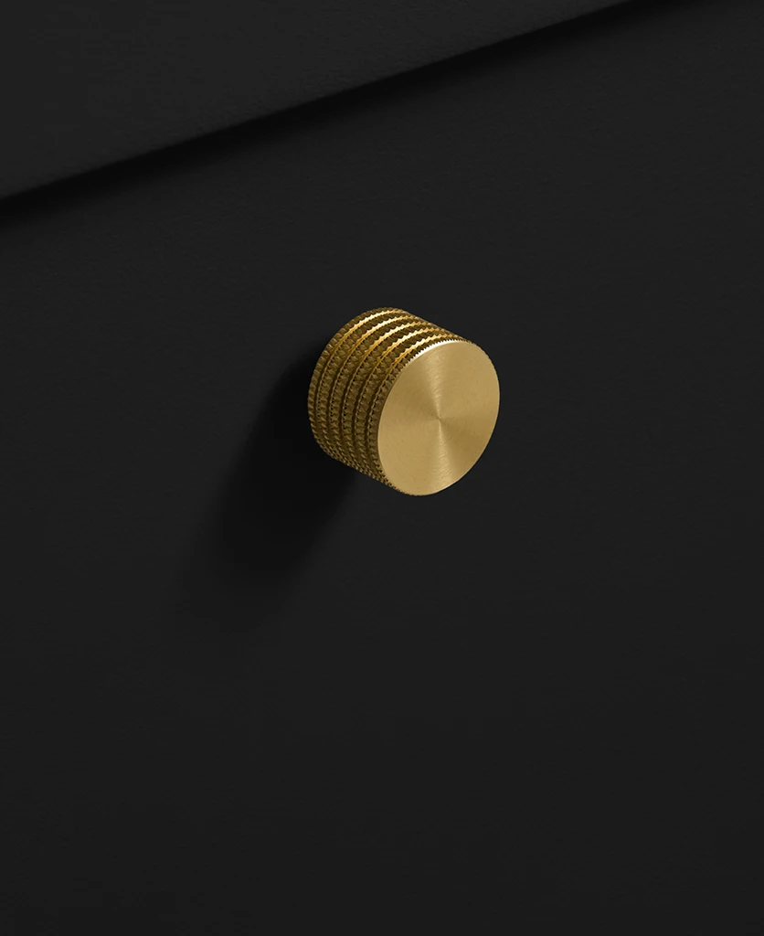 Raw Brass Avant Garde Drawer Knob