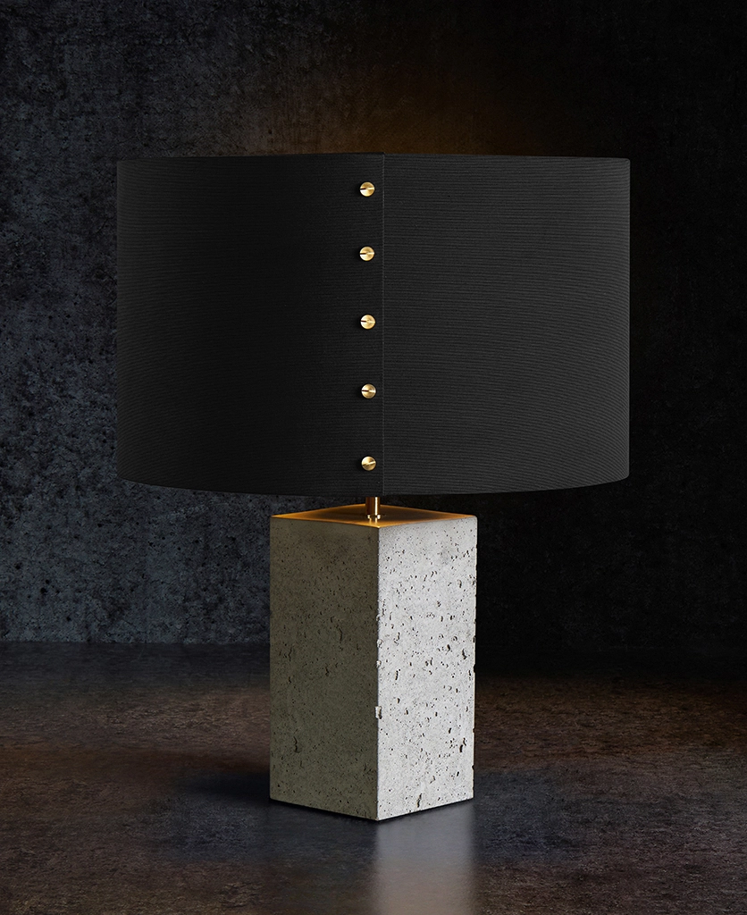 Faux shop concrete lamp