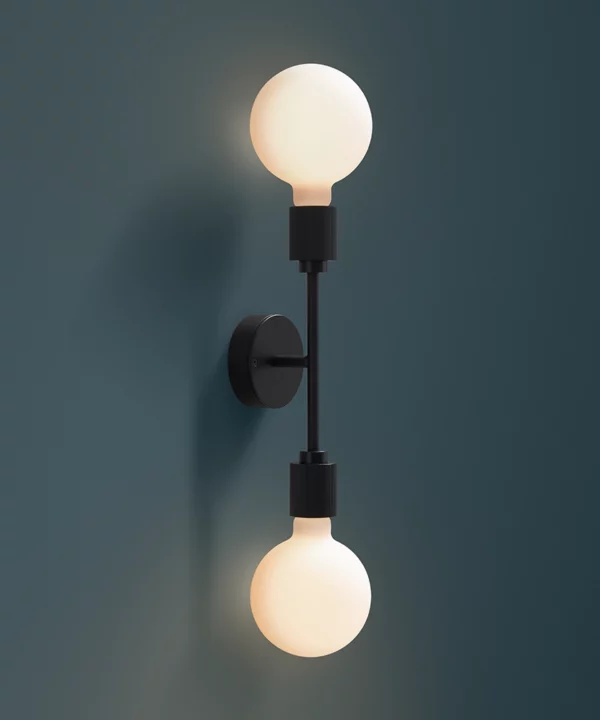 Black Belgravia wall light