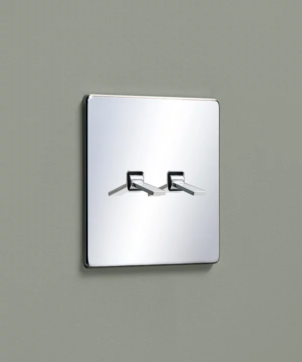 modern design polished chrome tapered toggle switch