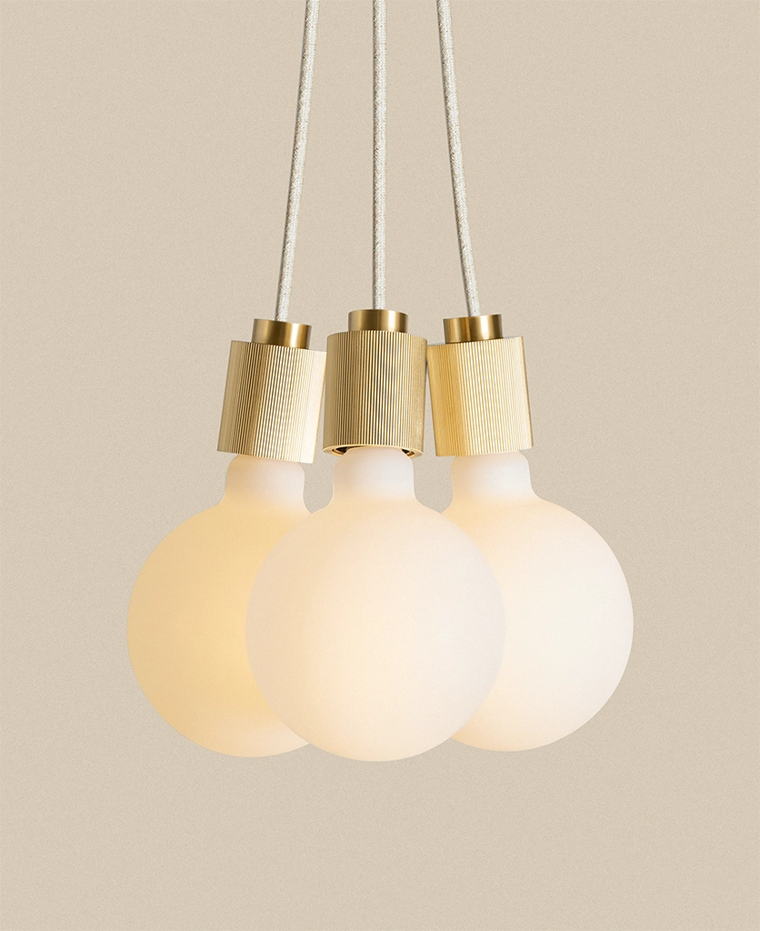 Gold Lutetia pendant light