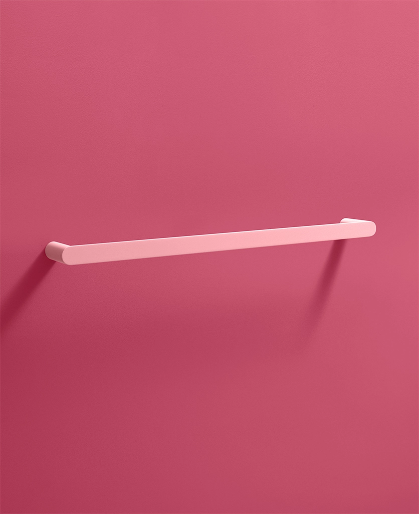 Pink towel rail deals