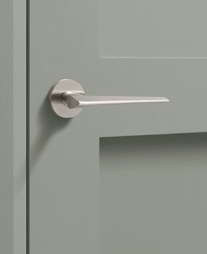 White internal door handles discount