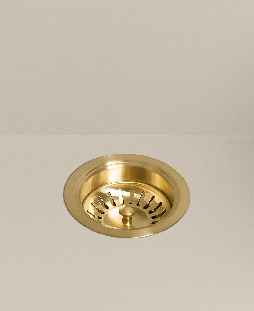 Gold Basket Strainer Waste