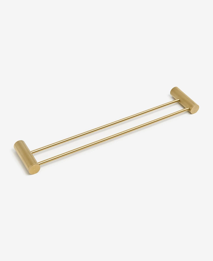 Gold Ribbed Towel Rail | Dowsing & Reynolds