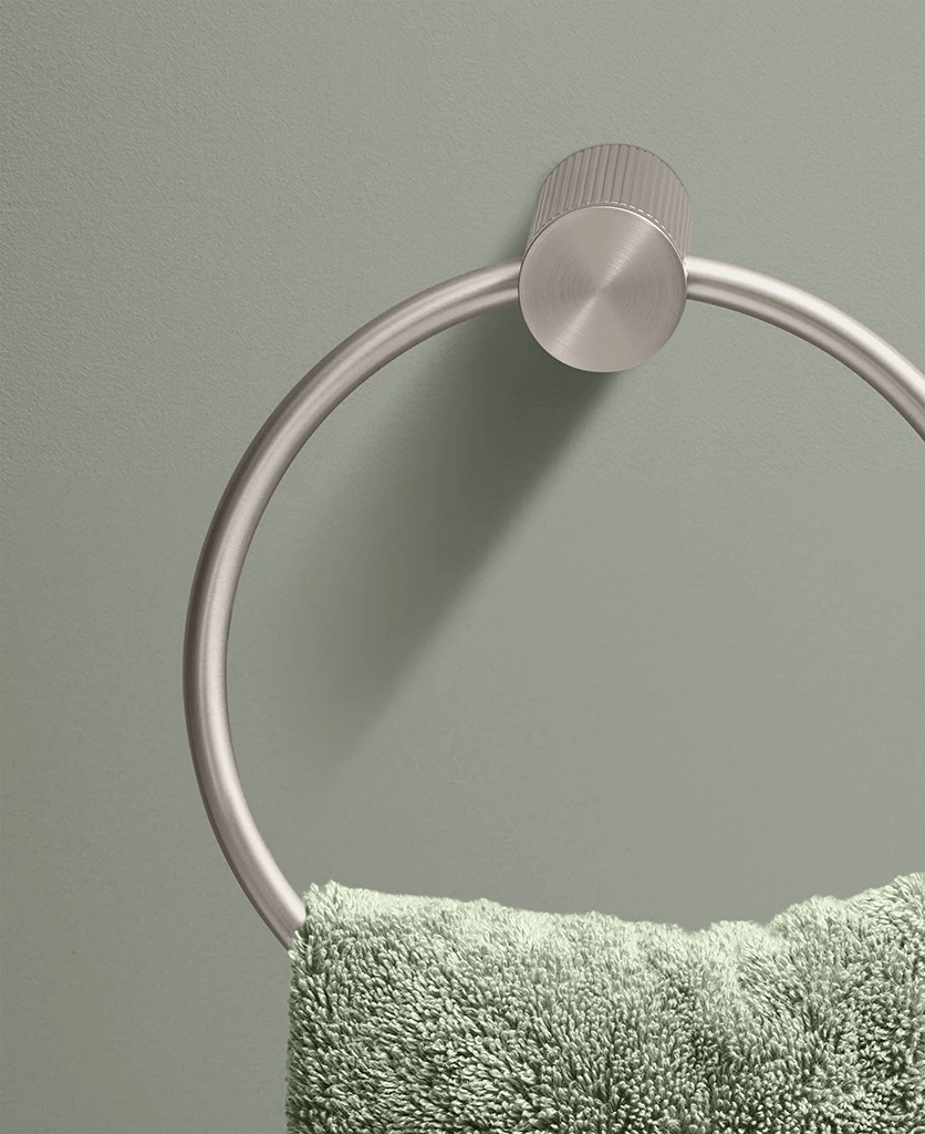 Silver towel ring hotsell