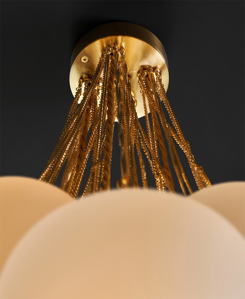 Gold chain for light fixture deals