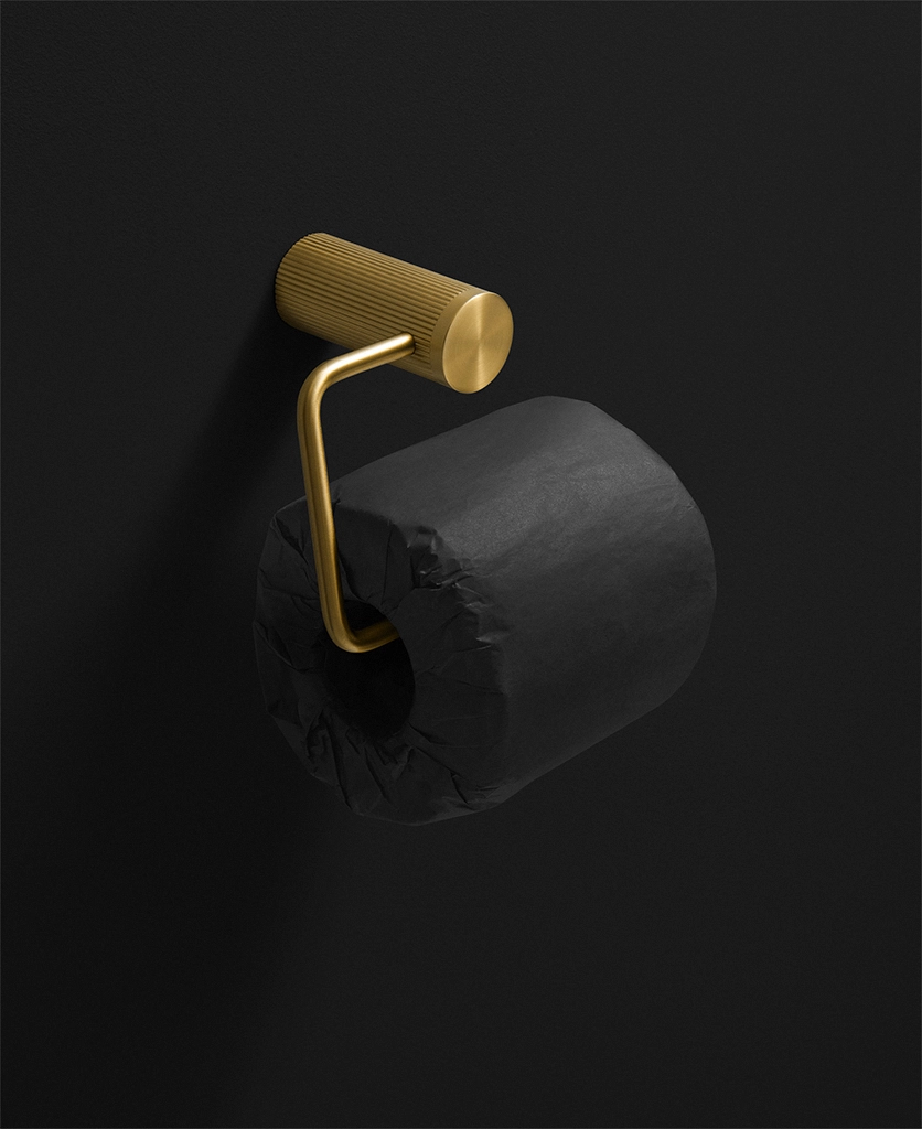 Gold toilet roll holder deals
