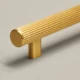 ribbed gold Corinthian pull handle