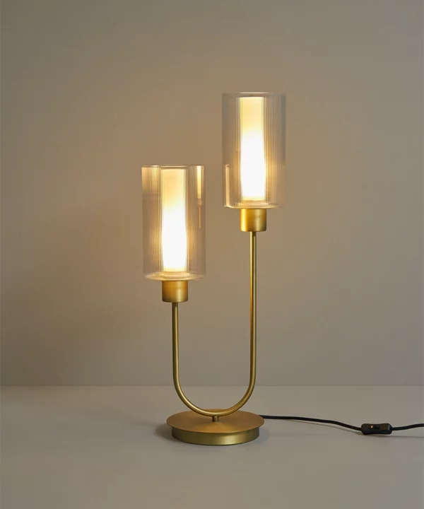 gold table lamp