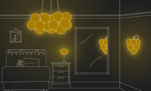 Illustration of soft lighting for neurodiversity