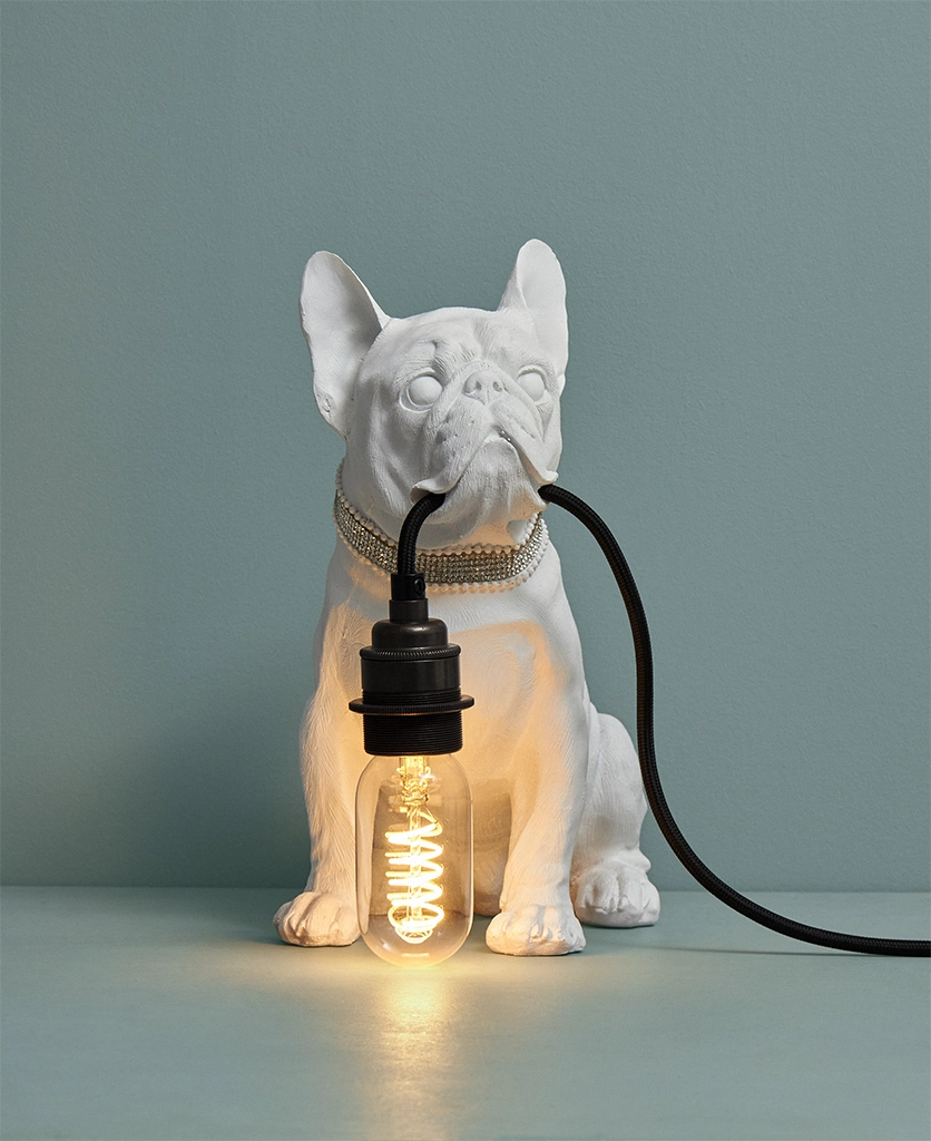 Baxter the dog shaped table lamp