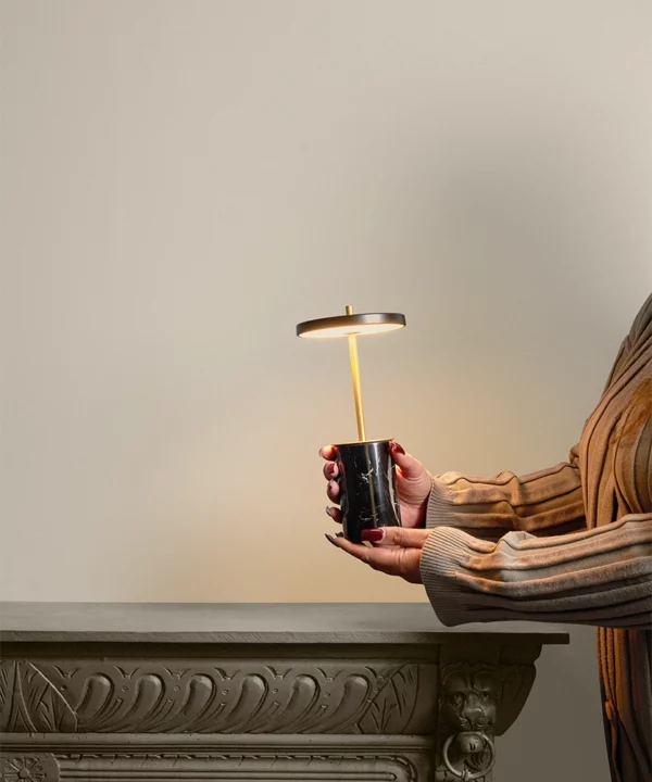 portable table lamp that's ideal for console tables as hallway lighting