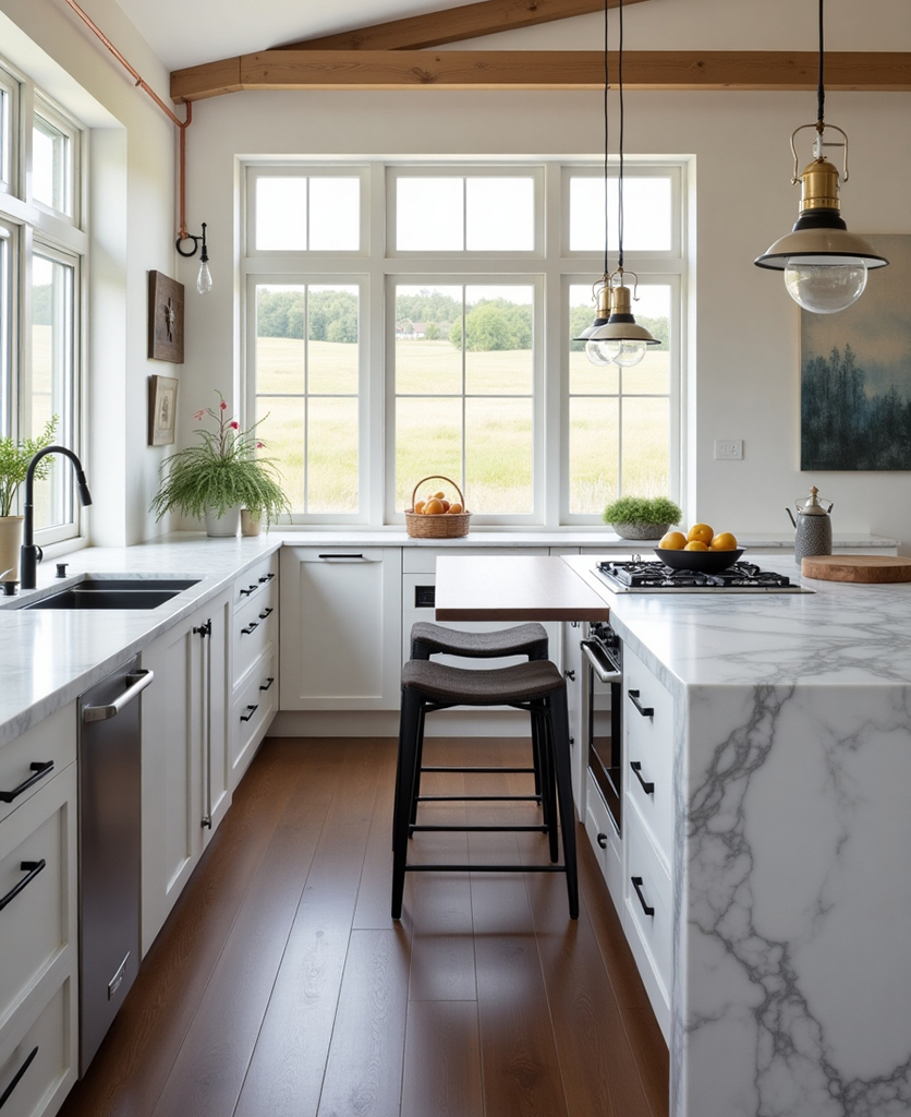 modern country kitchen