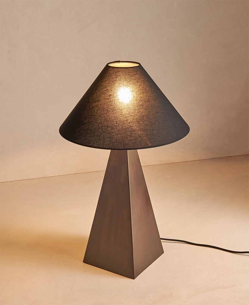 bronze table lamp
