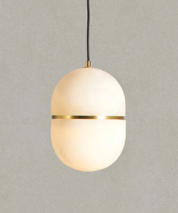 Solenne alabaster pendant light